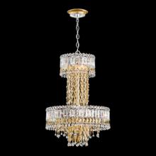 Schonbek 1870 LR1010N-06H - Triandra 7 Light 110V Pendant in White with Clear Heritage Crystals