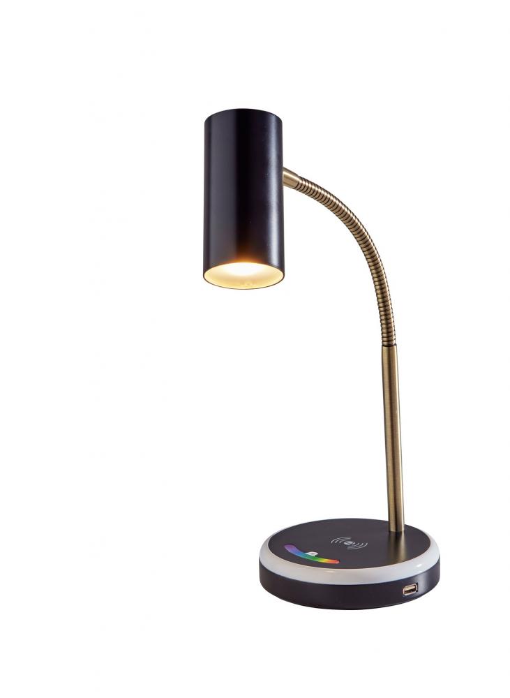 Shayne LED Wireless Charging Desk Lamp