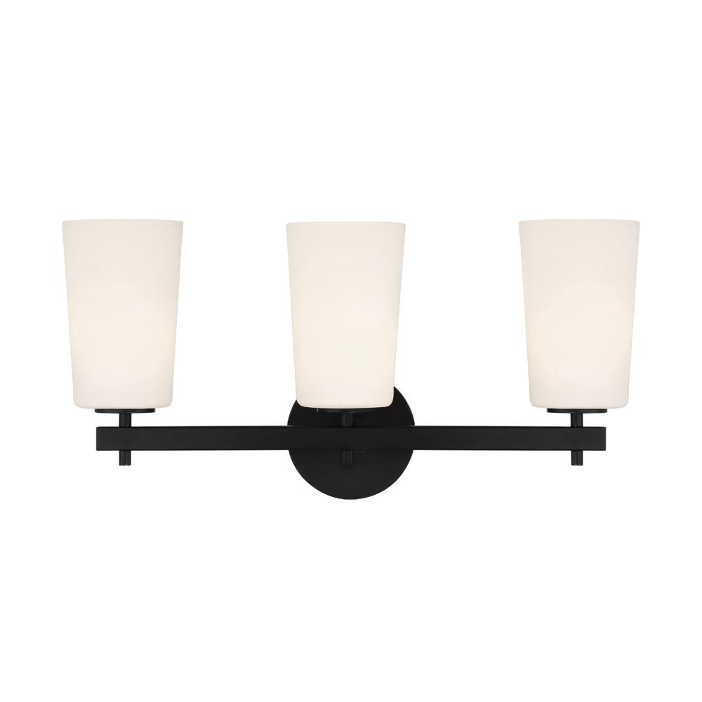 Colton 3 Light Black Sconce