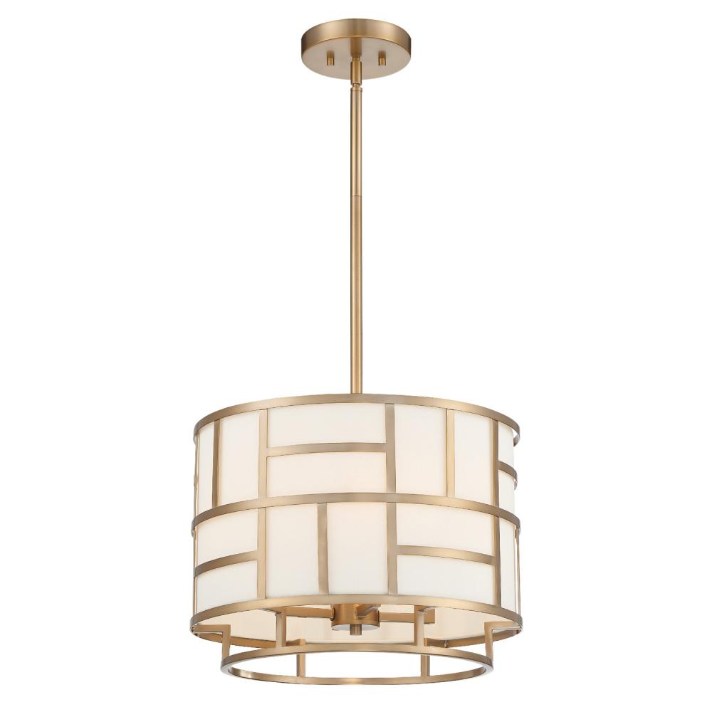 Libby Langdon for Crystorama Danielson 4 Light Vibrant Gold Mini Chandelier