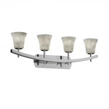 Justice Design Group CLD-8594-15-MBLK - Archway 4-Light Bath Bar