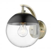 Golden 3219-1W AB-BLK - 1 Light Wall Sconce