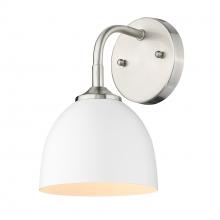 Golden 6956-1W PW-WHT - 1 Light Wall Sconce