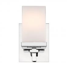 Golden DDDD-BA1 - Maddox 1 Light Bath Vanity in Chrome