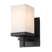 Golden DDDD-BA1 BLK-OP - Maddox 1 Light Bath Vanity in Matte Black