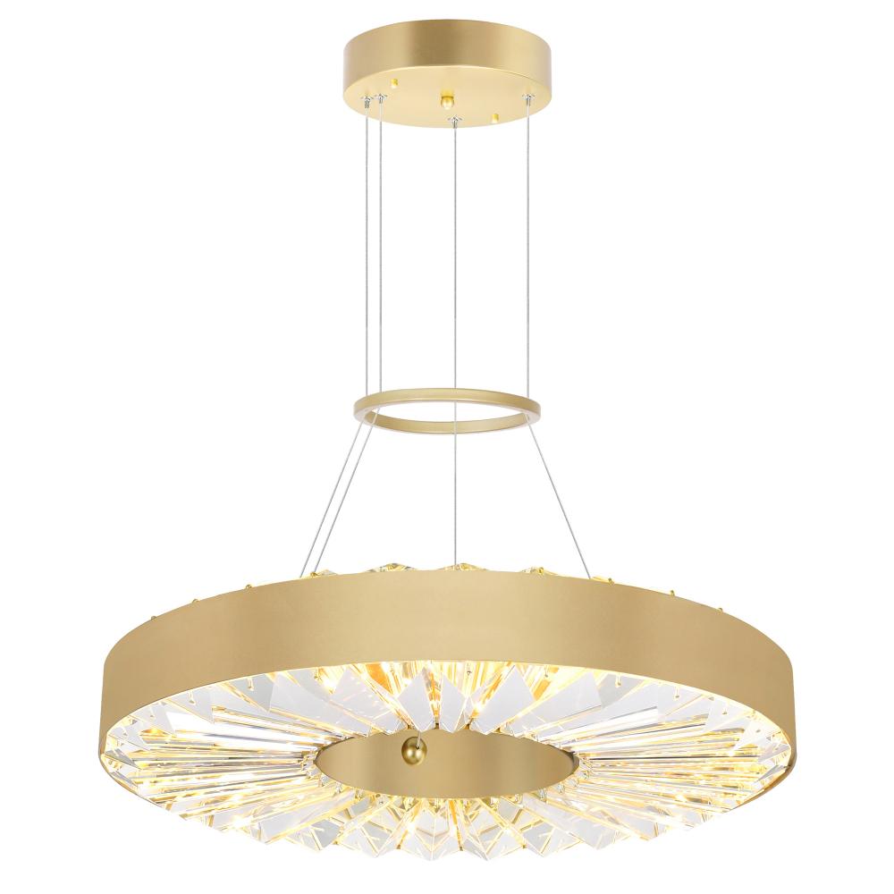 Bjoux LED Chandelier With Sun Gold Finish
