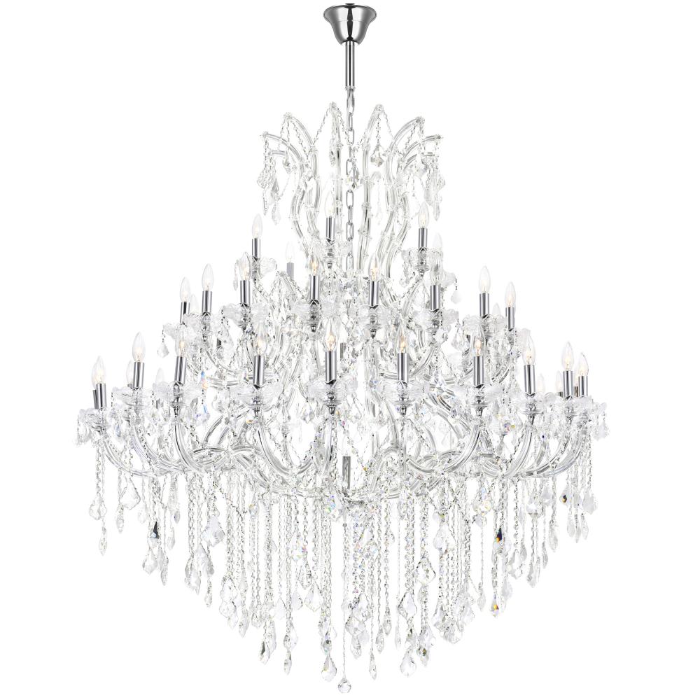 Maria Theresa 49 Light Up Chandelier With Chrome Finish