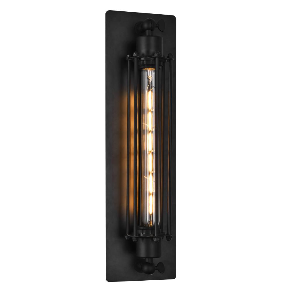 Kiera 1 Light Wall Sconce With Black Finish