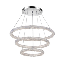 CWI Lighting 1042P32-601-3R - Arielle LED Chandelier With Chrome Finish