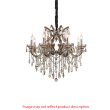 CWI Lighting 8319P32C-8 (Clear) - Maria Theresa 8 Light Up Chandelier With Chrome Finish