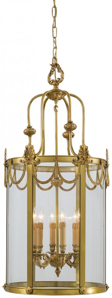 6 Light Foyer Pendant