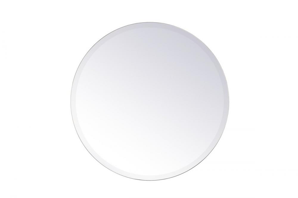 Gracin Round Mirror 24 Inch in Clear