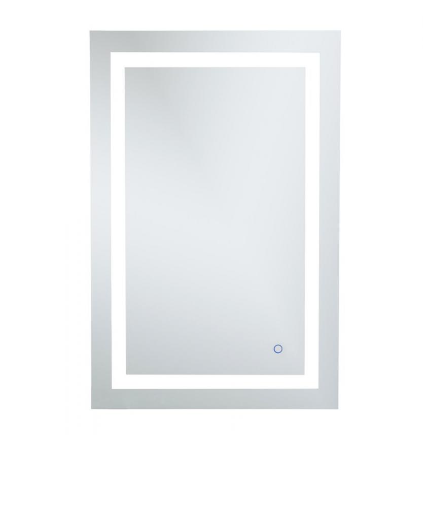 Helios 24inx36in Hardwired LED Mirror with Touch Sensor and Color Changing Temperature