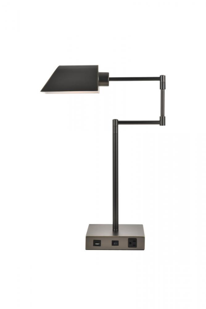 Brio Collection 1-light Bronze Finish Table Lamp