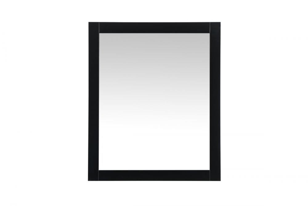 Aqua Vanity Mirror 30x36 Inch in Black