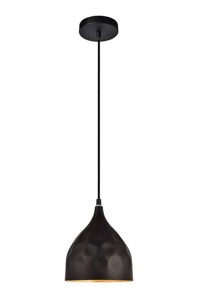 Clio Collection Pendant D6.7 H8.3 Lt:1 Matte Black Finish