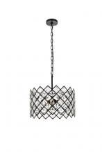 Elegant 1111D16BK - Lyla 16 Inch Pendant in Black