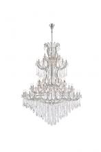 Elegant 2800G96C/RC - Maria Theresa 84 Light Chrome Chandelier Clear Royal Cut Crystal