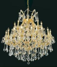 Elegant 2801D36G/RC - Maria Theresa 24 Light Gold Chandelier Clear Royal Cut Crystal