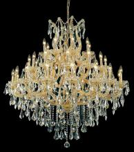 Elegant 2801G44G/RC - Maria Theresa 37 Light Gold Chandelier Clear Royal Cut Crystal