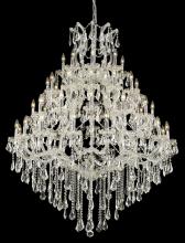 Elegant 2801G46C/RC - Maria Theresa 49 Light Chrome Chandelier Clear Royal Cut Crystal
