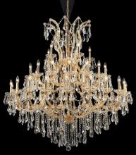 Elegant 2801G52G/RC - Maria Theresa 41 Light Gold Chandelier Clear Royal Cut Crystal