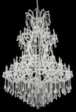Elegant 2801G54C/RC - Maria Theresa 61 Light Chrome Chandelier Clear Royal Cut Crystal