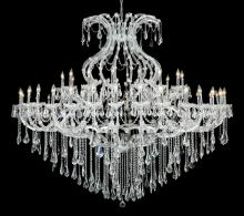 Elegant 2801G72C/RC - Maria Theresa 49 Light Chrome Chandelier Clear Royal Cut Crystal