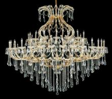 Elegant 2801G72G/RC - Maria Theresa 49 Light Gold Chandelier Clear Royal Cut Crystal