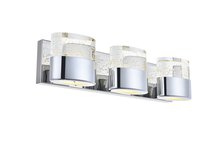 Elegant 5301W19C - Pollux 3 light Chrome LED Wall Sconce