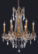 Elegant 9206D23FG/RC - Rosalia 6 Light French Gold Chandelier Clear Royal Cut Crystal
