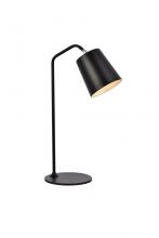 Elegant LD2366BK - Leroy 1 Light Black Table Lamp