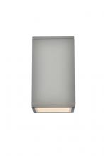 Elegant LDOD4041S - Raine Outdoor Wall in Silver