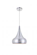 Elegant LDPD2047BN - Circa 1 Light Burnished Nickel Pendant