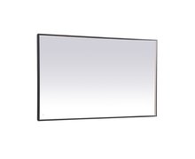 Elegant MRE63660BK - Pier 36x60 Inch LED Mirror with Adjustable Color Temperature 3000k/4200k/6400k in Black