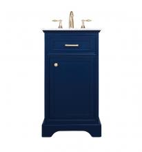 Elegant VF15019BL - 19 Inch Single Bathroom Vanity in Blue