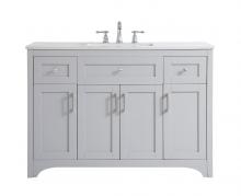 Elegant VF17048GR - 48 Inch Single Bathroom Vanity in Grey
