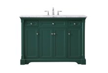 Elegant VF53048GN - 48 Inch Single Bathroom Vanity Set in Green