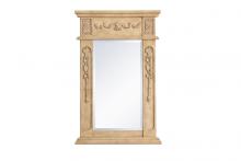 Elegant VM11828AB - Wood Frame Mirror 18 Inchx28 Inch in Antique Beige