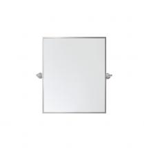 Elegant MR6E2024GD - Rectangle Pivot Mirror 24x20 Inch in Gold