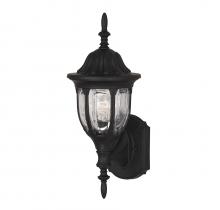 Savoy House Meridian M50057BK - 1-Light Outdoor Wall Lantern in Black