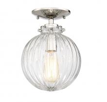 Savoy House Meridian M60056PN - 1-Light Ceiling Light in Polished Nickel