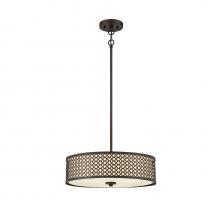 Savoy House Meridian M70108ORB - 3-Light Pendant in Oil Rubbed Bronze