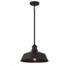 Savoy House Meridian M7021ORB - 1-Light Pendant in Oil Rubbed Bronze