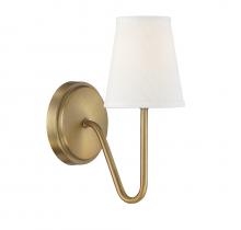 Savoy House Meridian M90054NB - 1-Light Wall Sconce in Natural Brass