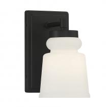 Savoy House Meridian M90073MBK - 1-Light Wall Sconce in Matte Black