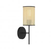 Savoy House Meridian M90080MBK - 1-Light Wall Sconce in Matte Black