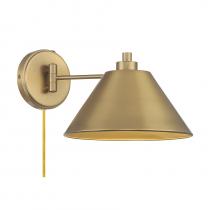 Savoy House Meridian M90086NB - 1-Light Wall Sconce in Natural Brass