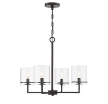 Savoy House Meridian M10076ORB - 4-Light Chandelier in Oil Rubbed Bronze