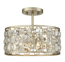 Savoy House Meridian M60033SG - 2-Light Ceiling Light in Silver Gold